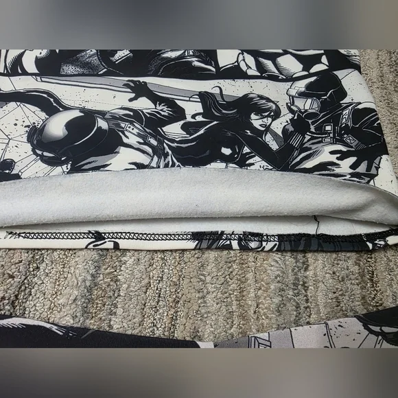 Blackmilk Marvel Black Widow Short Set Wifey Top M Rare Flawed Dollskill Comic - Picture 5 of 15